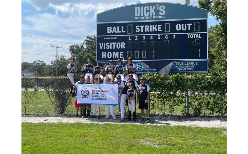 Keystone Juniors Baseball All Stars Wins District!